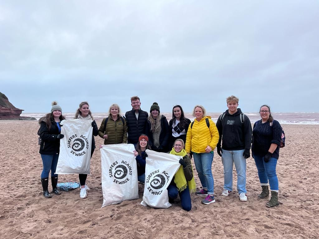 Foot Anstey's Client Development team organises Exmouth Beach cleanup